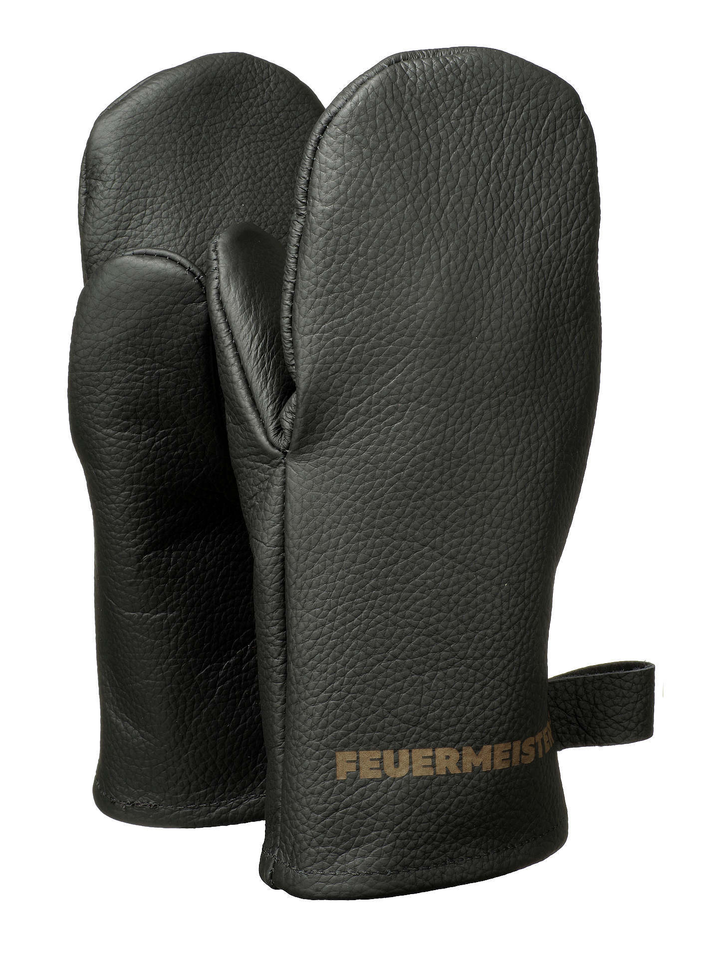 Feuermeister® Ofenhandschuhe | Nappaleder | schwarz