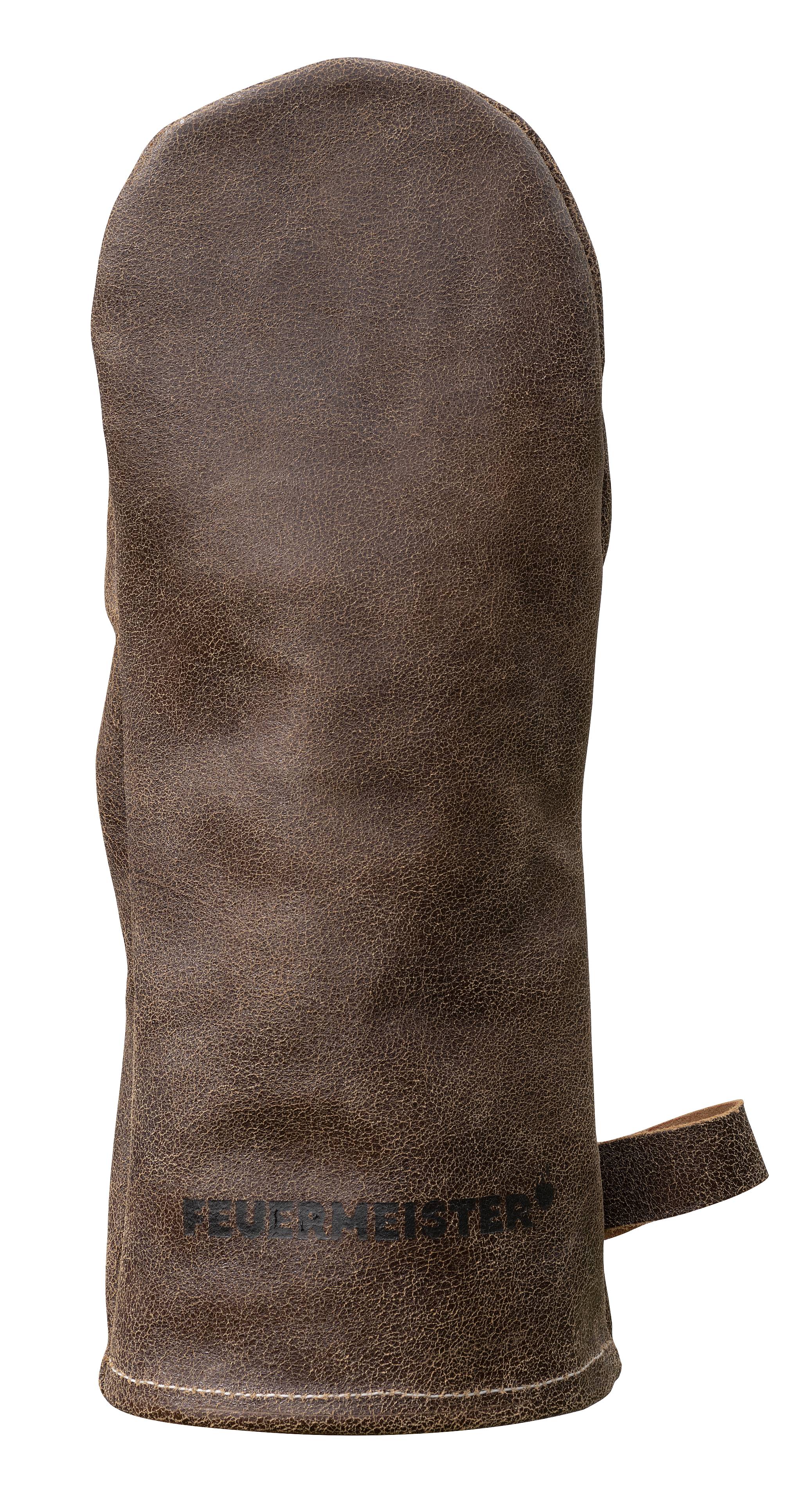 Feuermeister® Ofenhandschuhe | Antikleder | cognac