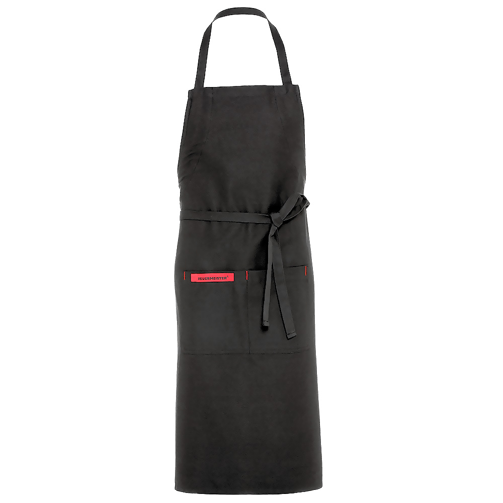  Feuermeister® Textil Schürze | schwarz | ohne Lederemblem