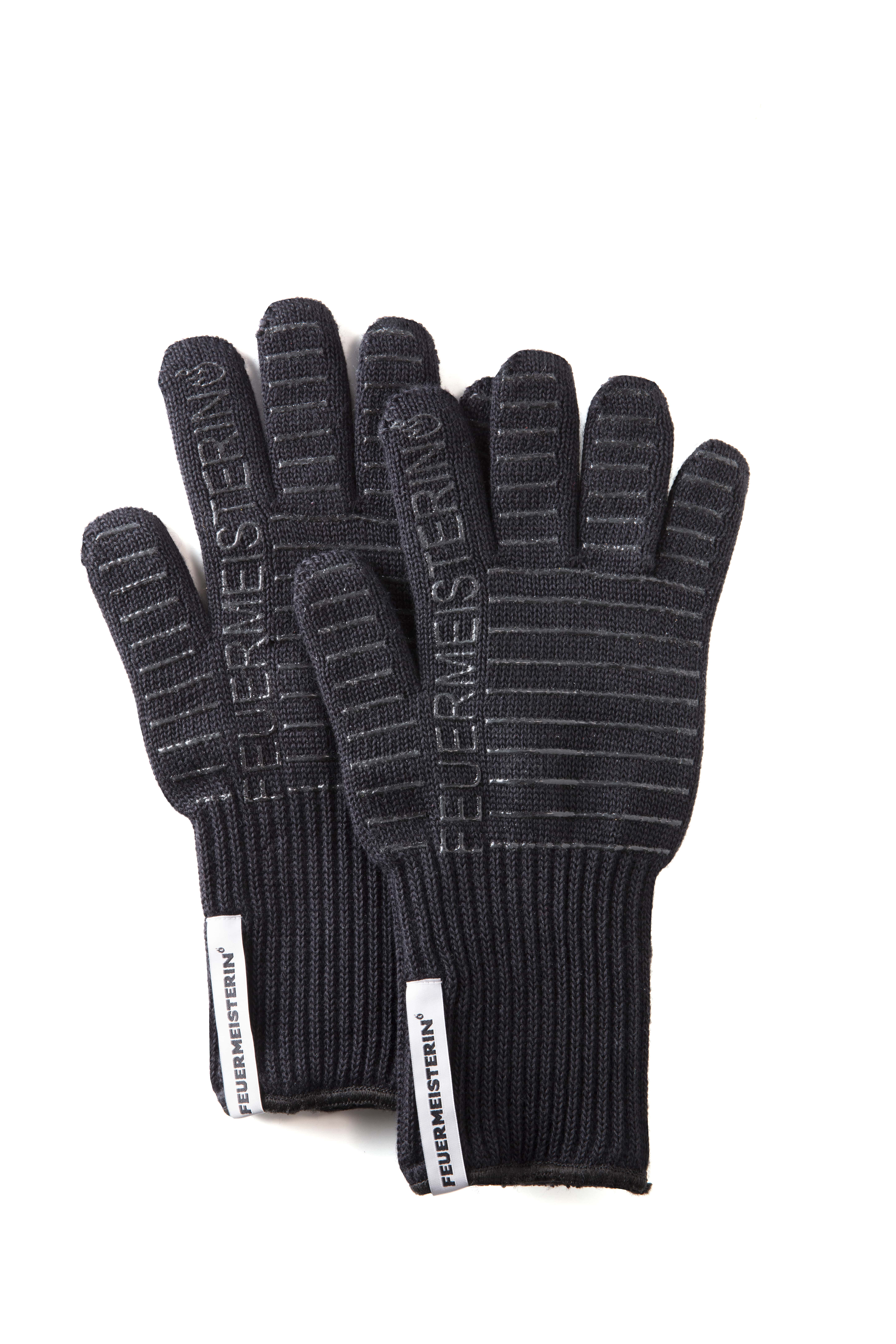 Grillhandschuhe Feuermeisterin® | Aramid | schwarz - (Paar)