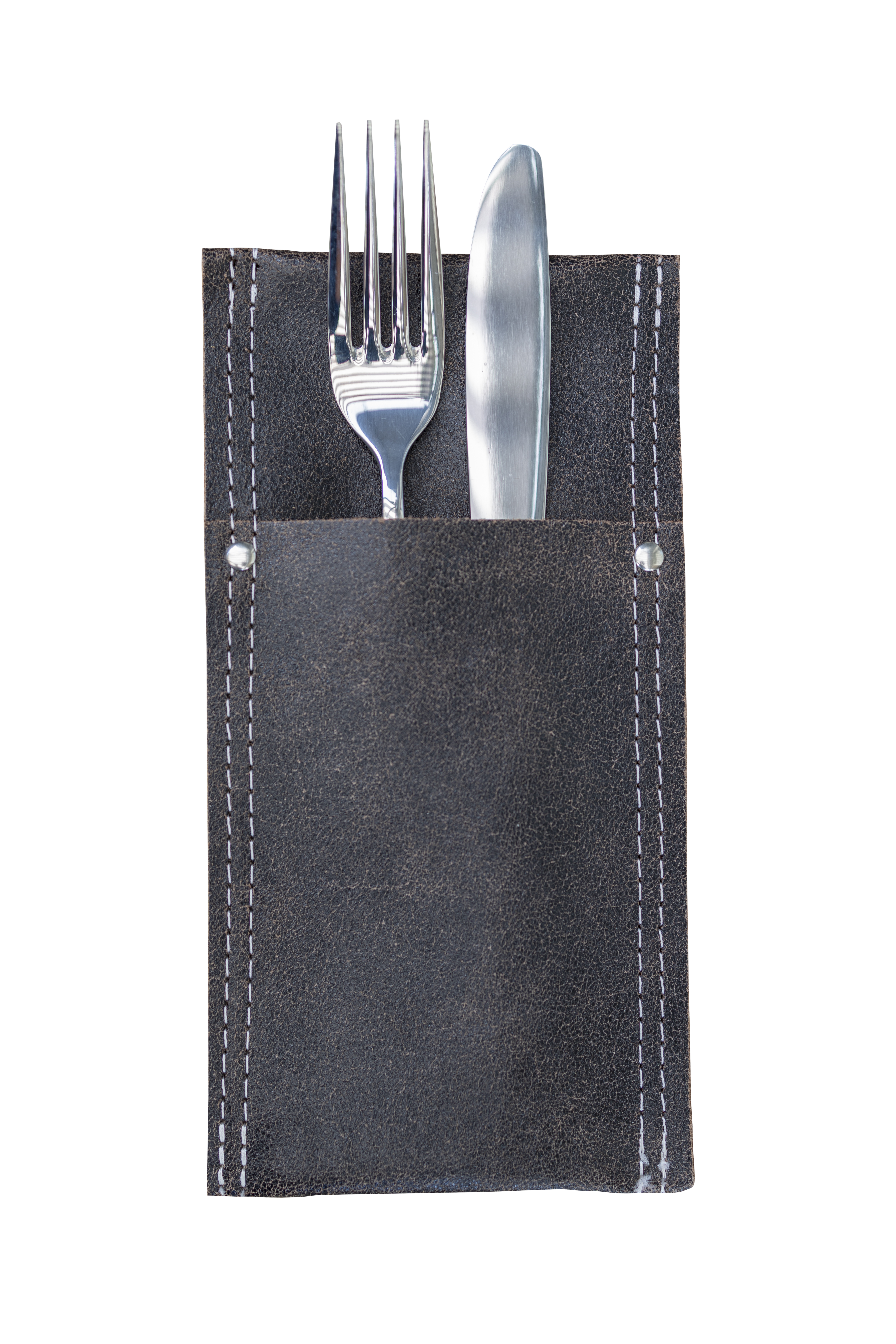 Feuermeister® Besteckbeutel Antikleder 2er Set