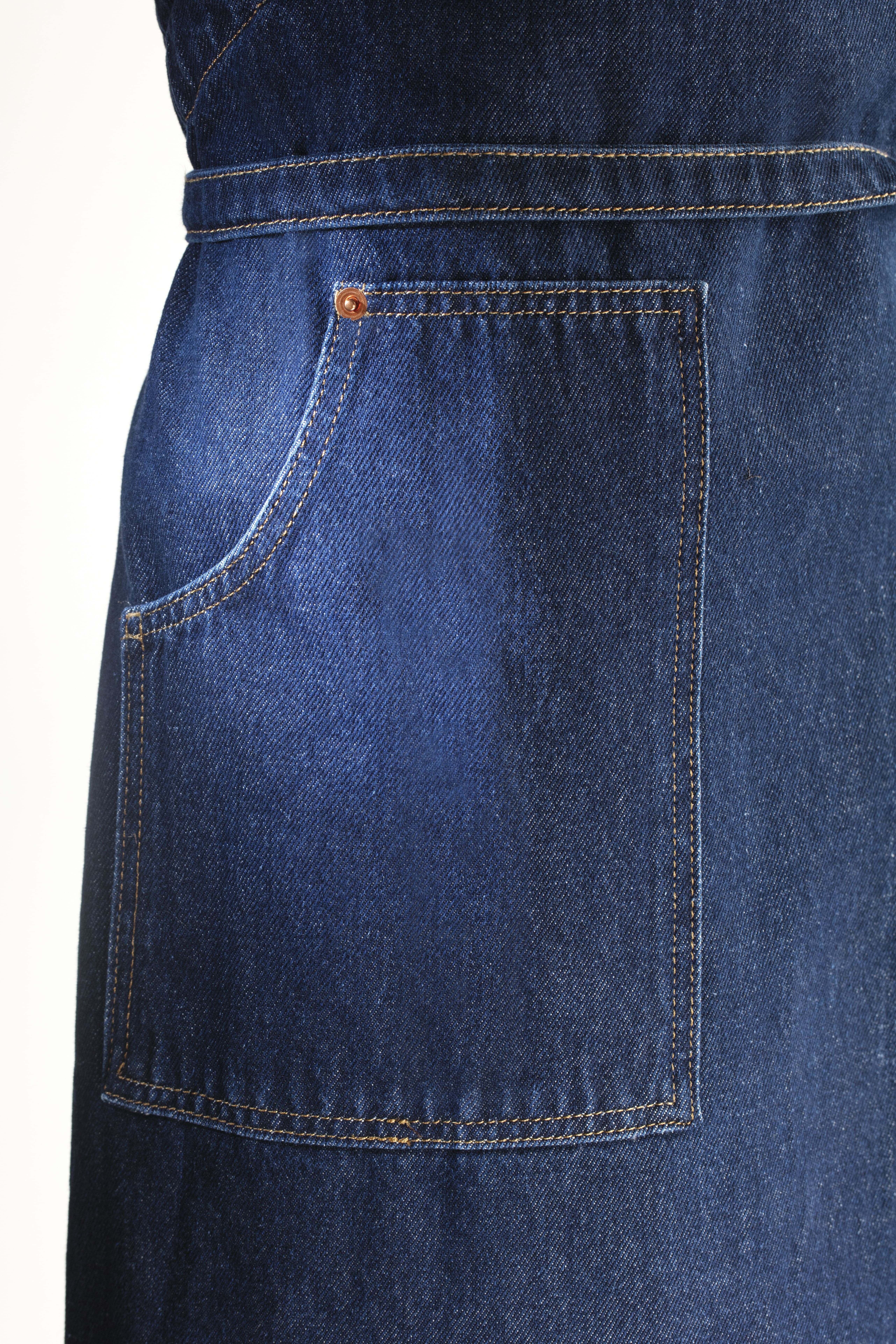 Feuermeisterin® Jeansschürze | blau